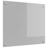 Vidaxl keuken spatscherm lichtgrijs 70 x 60 cm gehard glas