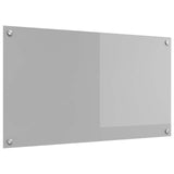Vidaxl keuken spatscherm lichtgrijs 90 x 50 cm gehard glas