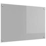 Vidaxl keuken spatscherm lichtgrijs 90 x 60 cm gehard glas