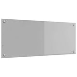 Vidaxl keukenachterwand lichtgrijs 100 x 40 cm gehard glas
