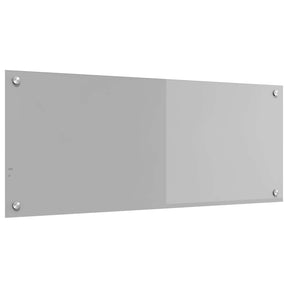 Vidaxl keukenachterwand lichtgrijs 100 x 40 cm gehard glas