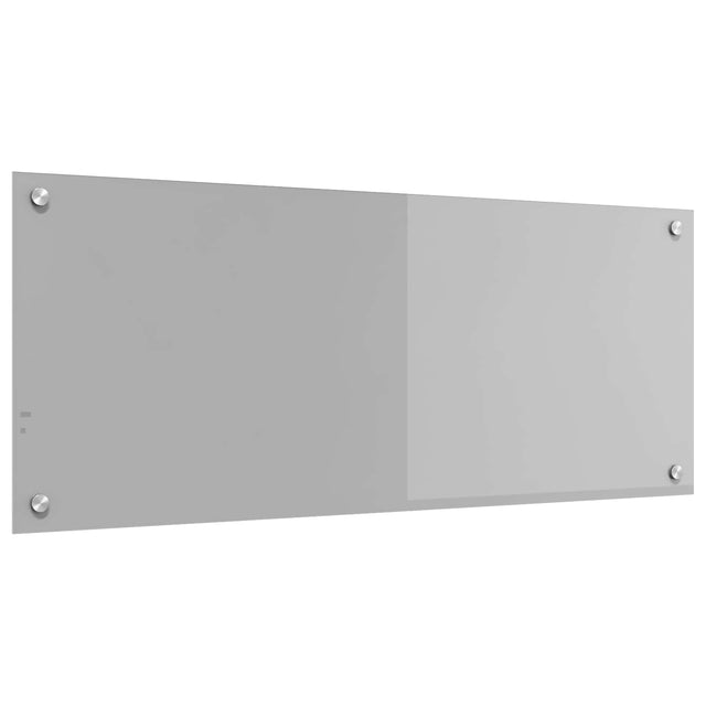 Vidaxl keukenachterwand lichtgrijs 100 x 40 cm gehard glas