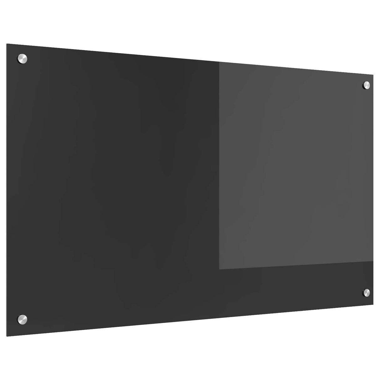 Vidaxl keuken spatscherm donkergrijs 100 x 60 cm gehard glas