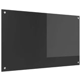 Vidaxl keuken spatscherm donkergrijs 100 x 60 cm gehard glas