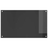 Vidaxl keuken spatscherm donkergrijs 100 x 60 cm gehard glas
