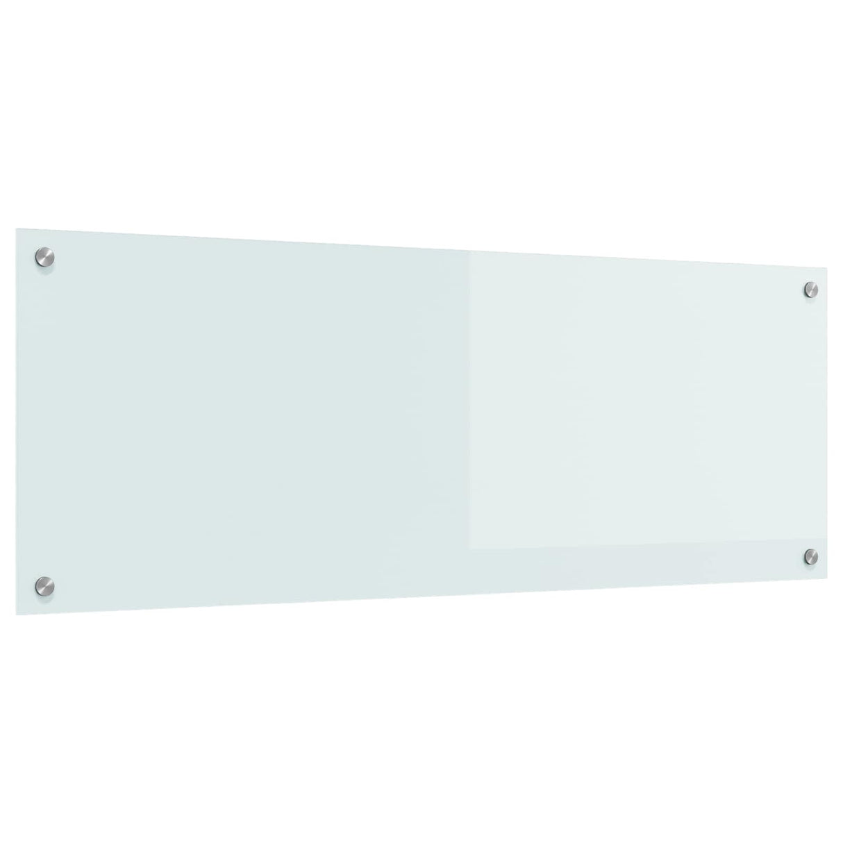 Vidaxl keuken spatscherm wit 110 x 40 cm gehard glas