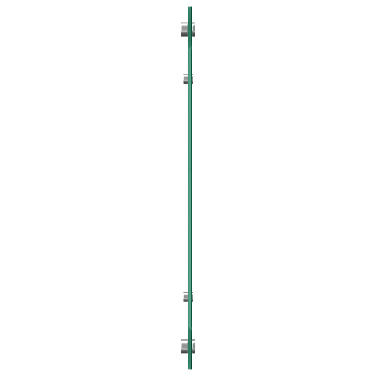 Vidaxl keuken spatscherm wit 110 x 40 cm gehard glas