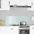 Vidaxl keukenachterwand wit 120 x 40 cm gehard glas
