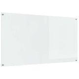 Vidaxl keuken spatscherm doorzichtig 110 x 60 cm gehard glas