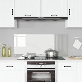Vidaxl keuken spatscherm doorzichtig 120 x 50 cm gehard glas