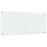 Vidaxl keuken spatscherm doorzichtig 120 x 50 cm gehard glas