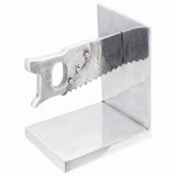 Vidaxl boekensteunen 2 pcs zilver 11 x 14 x 17,5 cm aluminium