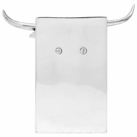 Vidaxl boekensteunen 2 pcs zilver 17 x 15 x 27 cm aluminium