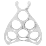 Vidaxl wijnrek aluminium zilver