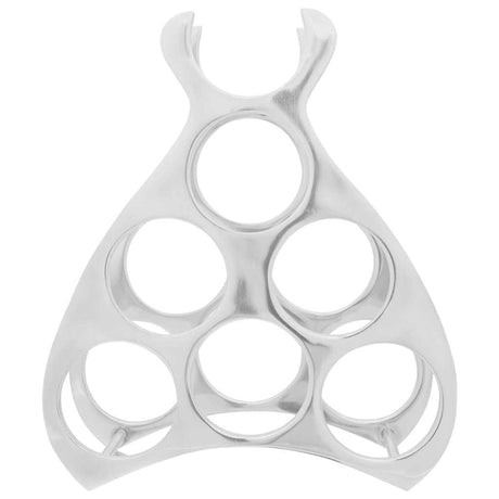 Vidaxl wijnrek aluminium zilver