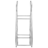 Vidaxl wijnrek aluminium zilver
