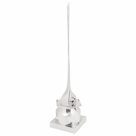 Vidaxl sculptuur zilver 26 x 26 x 110 cm aluminium