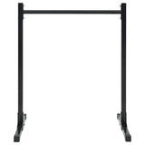 Vidaxl dip station 2 pcs zwart 55 x 90 x 104.5 cm gepoedercoat staal
