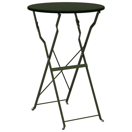 Vidaxl bistrotafel donkergroen ø 50 x 71 cm poedercoating staal