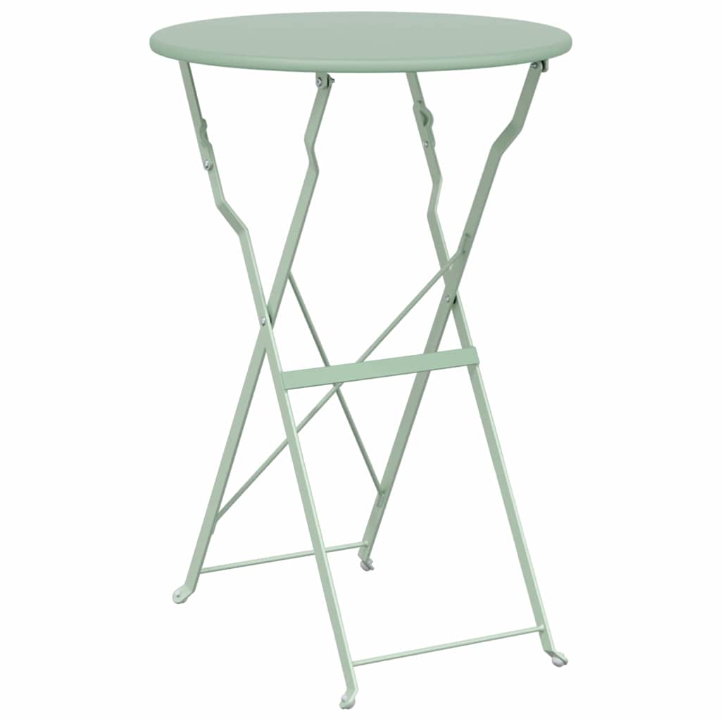 Vidaxl bistrotafel licht muntgroen ø 50 x 71 cm poedercoating staal