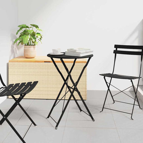 Vidaxl bistrotafel antraciet ø 50 x 71 cm poedercoating staal