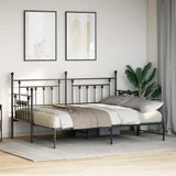 Vidaxl bedframe voor een daybed zwart 80 x 200 cm staal