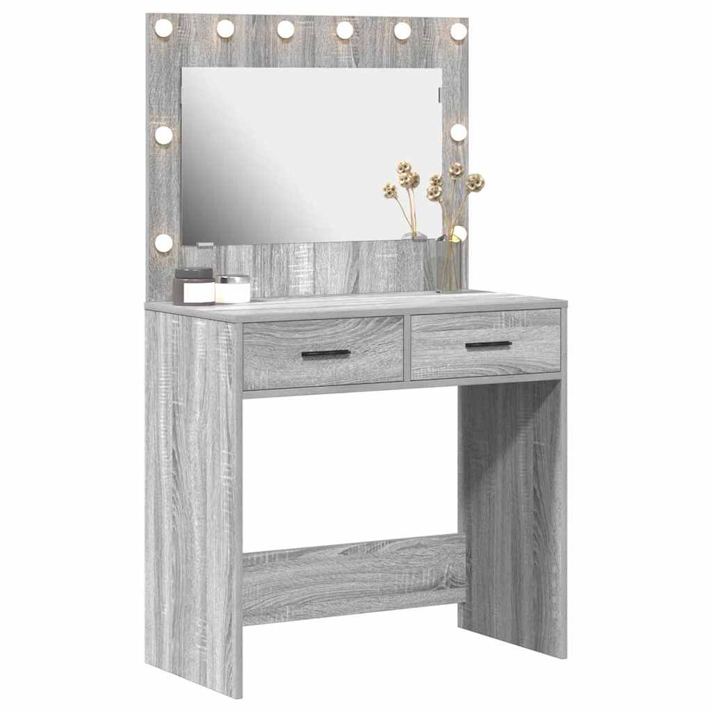 Vidaxl plafondtafel grijs sonoma 78,5 x 41 x 135 cm bewerkt hout