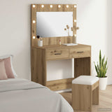 Vidaxl plafondtafel artisan eiken 78,5 x 41 x 135 cm bewerkt hout
