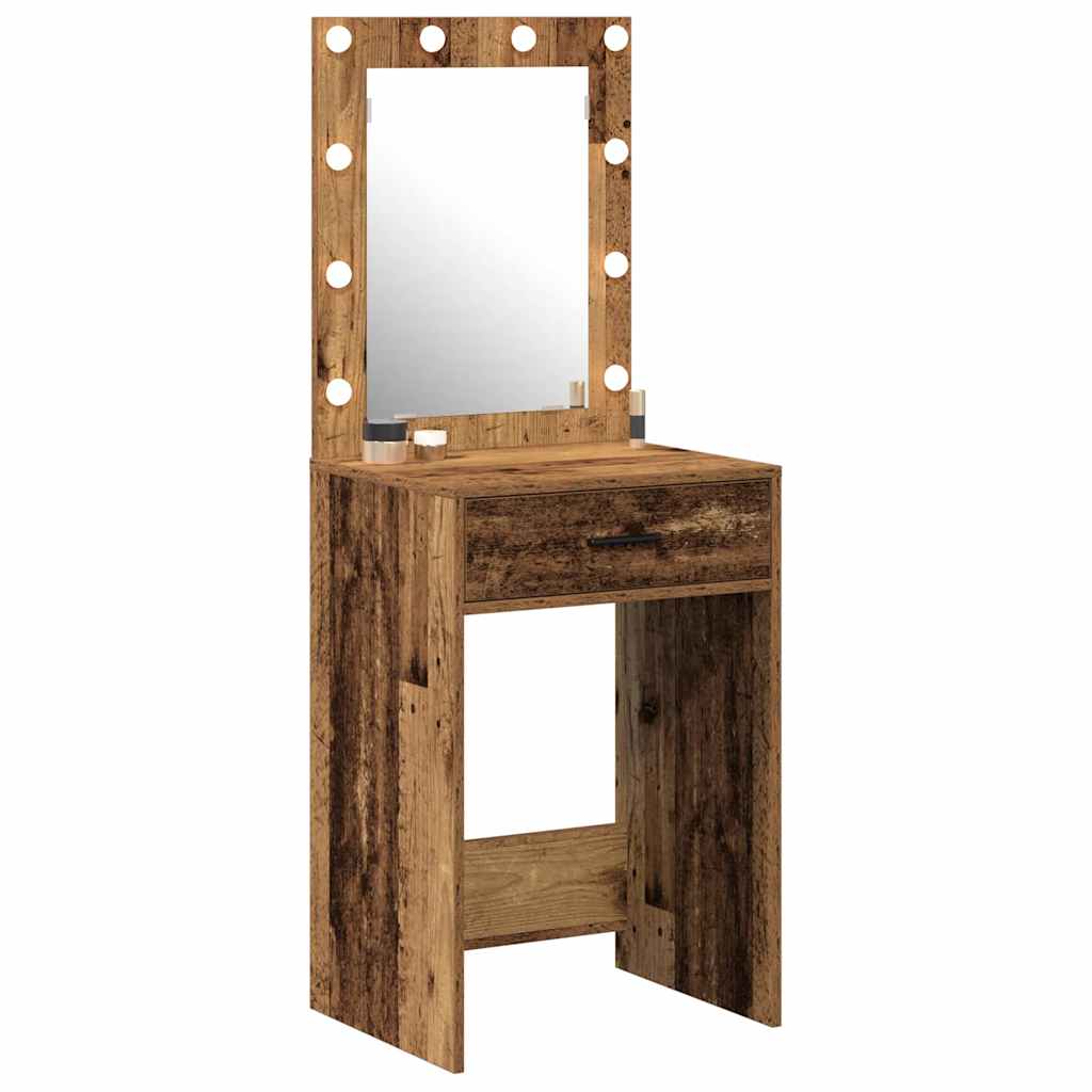 Vidaxl plafondtafel oudhout 50 x 41 x 135 cm bewerkt hout