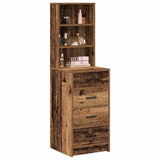 Vidaxl highboard oud hout 40 x 41 x 135 cm bewerkt hout