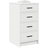 Vidaxl dressoir wit 40 x 41 x 75 cm bewerkt hout