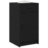 Vidaxl dressoir zwart eiken 40 x 40,5 x 75 cm bewerkt hout