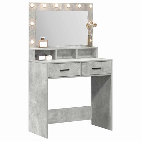 Vidaxl plafondtafel beton grijs 79 x 41 x 135 cm bewerkt hout