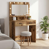 Vidaxl plafondtafel oudhout 79 x 41 x 135 cm bewerkt hout