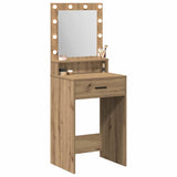 Vidaxl plafondtafel artisan eiken 50 x 41 x 135 cm bewerkt hout