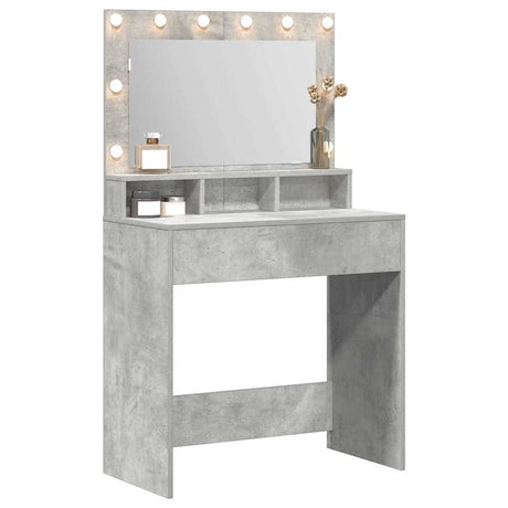 Vidaxl plafondtafel beton grijs 78,5 x 41 x 135 cm bewerkt hout