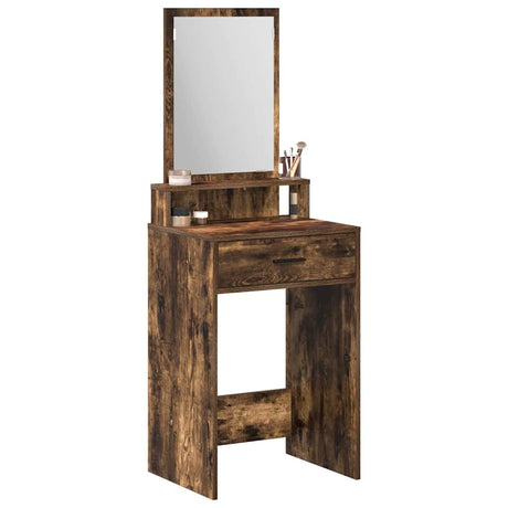Vidaxl plafondtafel gerookt eiken 50 x 41 x 140 cm bewerkt hout