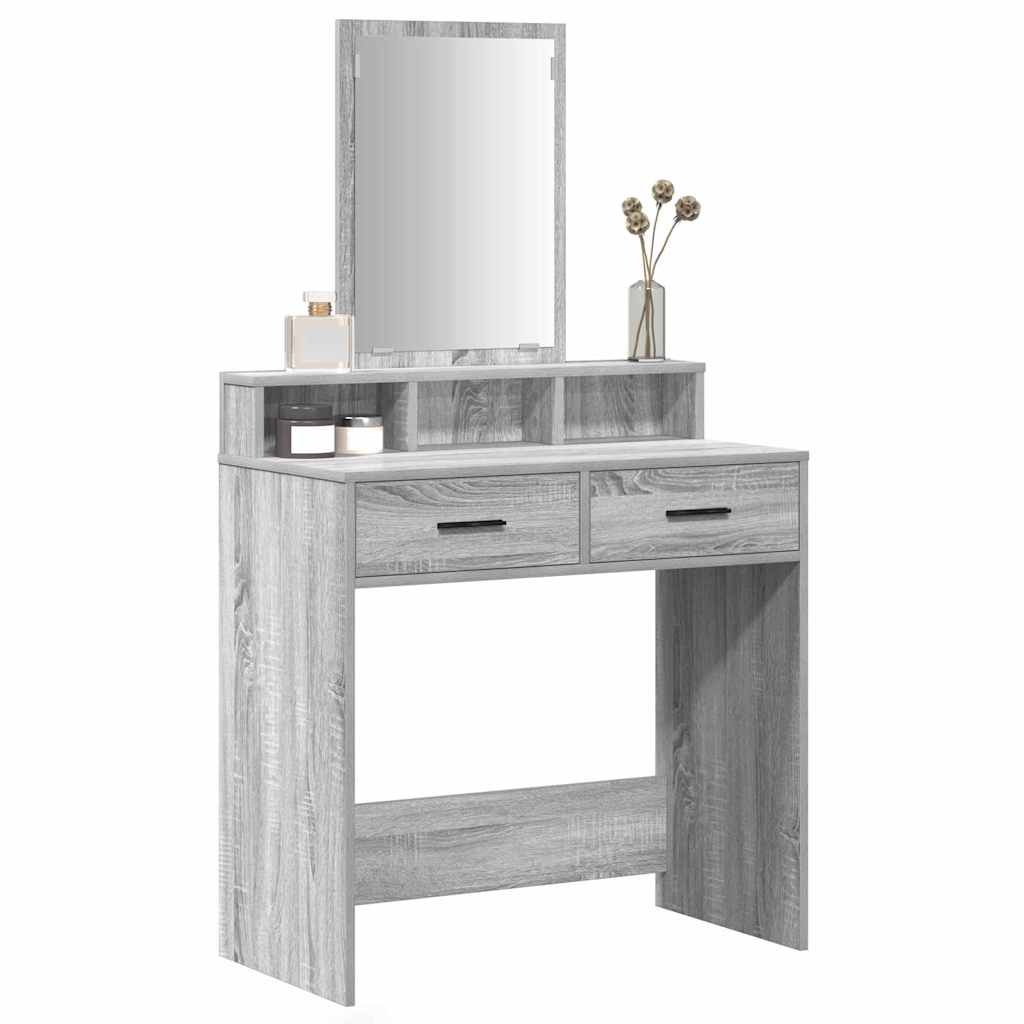 Vidaxl plafondtafel grijs sonoma 79 x 41 x 140 cm bewerkt hout