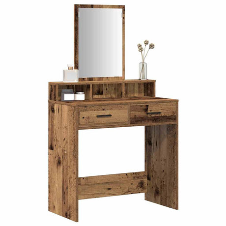 Vidaxl plafondtafel oudhout 79 x 41 x 140 cm bewerkt hout