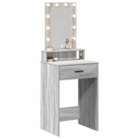 Vidaxl plafondtafel grijs 50 x 41 x 140 cm bewerkt hout