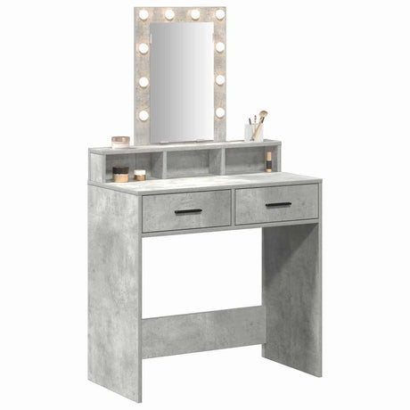 Vidaxl plafondtafel grijs 79 x 41 x 140 cm bewerkt hout
