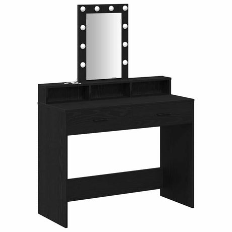 Vidaxl plafondtafel zwart 100 x 41 x 140 cm bewerkt hout