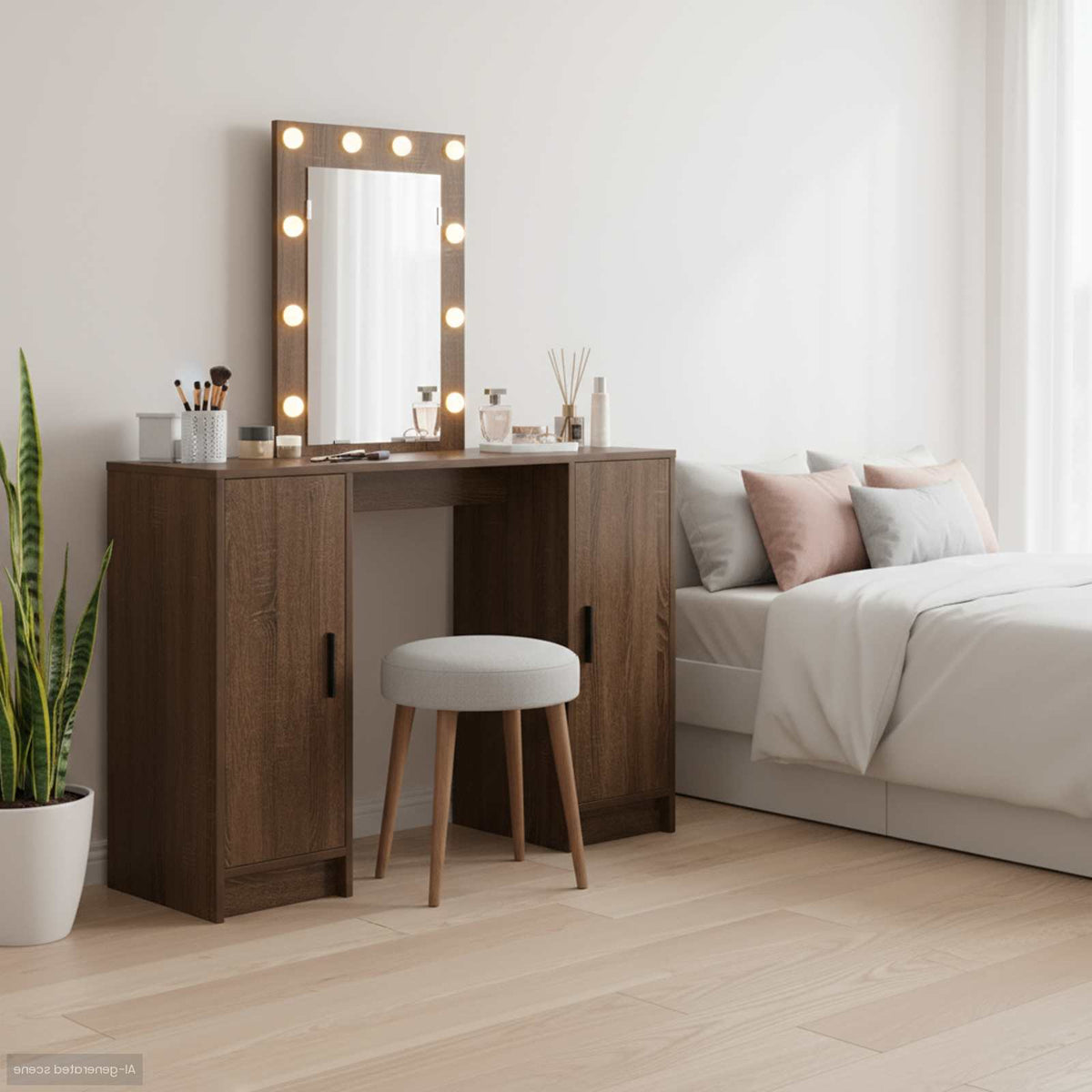 Vidaxl plafondtafel bruin 102 x 33 x 135 cm bewerkt hout