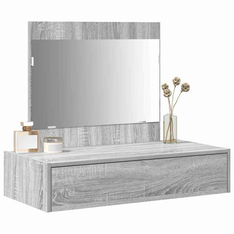 Vidaxl plafondtafel grijs 83 x 40 x 70 cm bewerkt hout