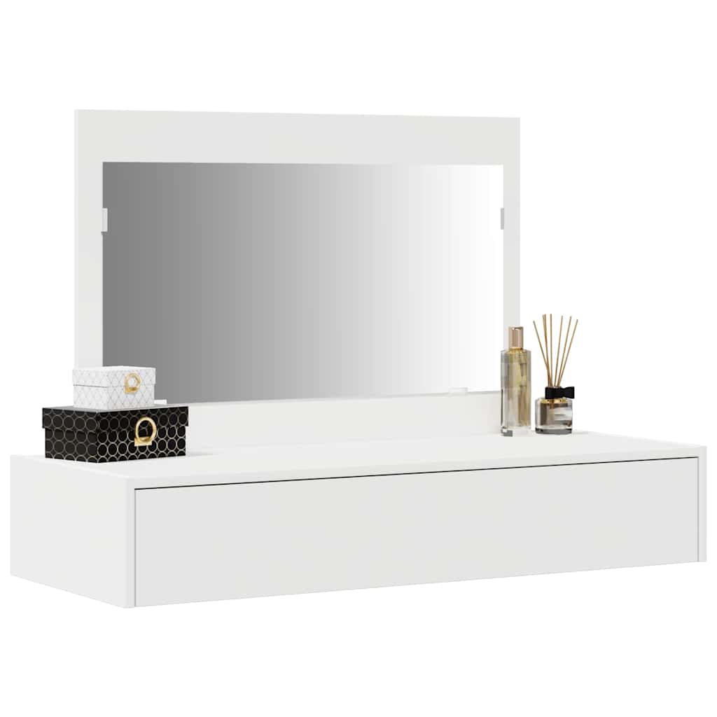 Vidaxl plafondtafel wit 100 x 40 x 70 cm bewerkt hout