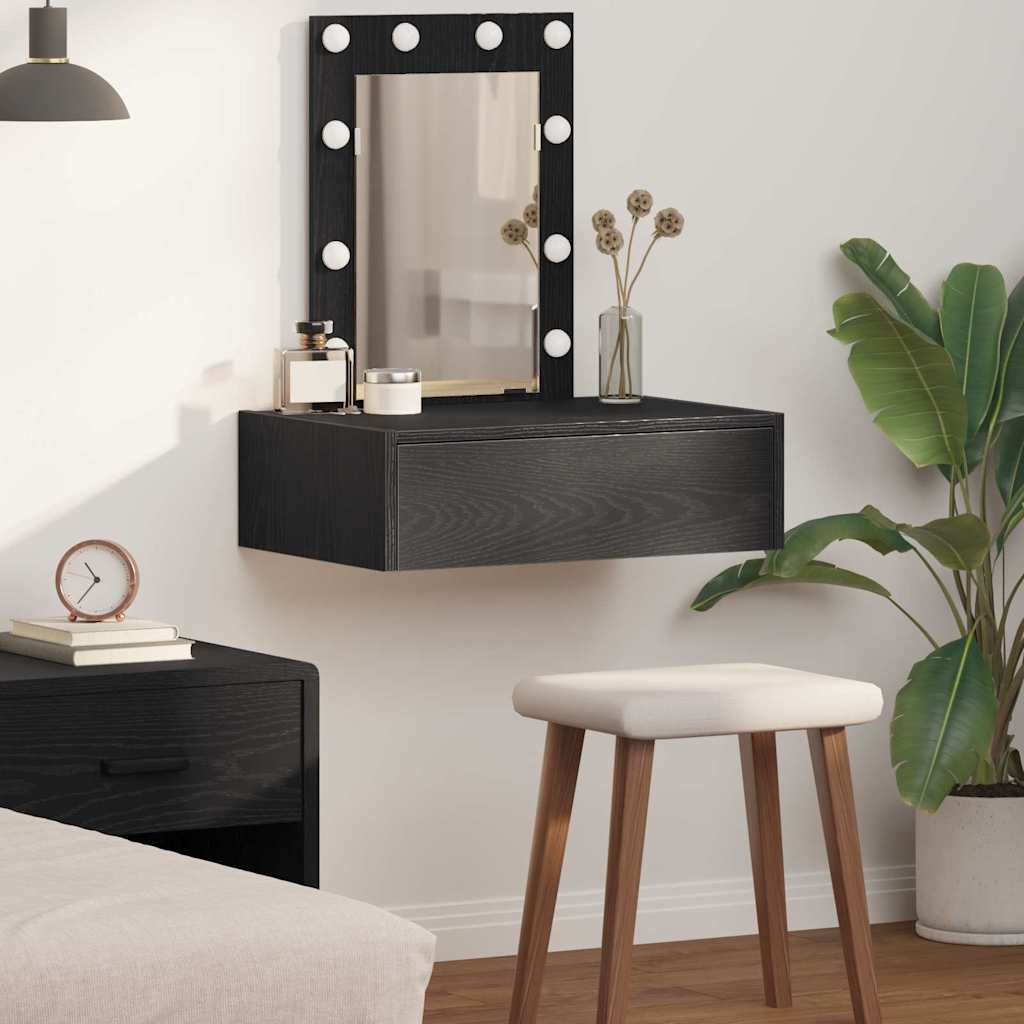 Vidaxl plafondtafel zwart 60 x 40 x 70 cm bewerkt hout