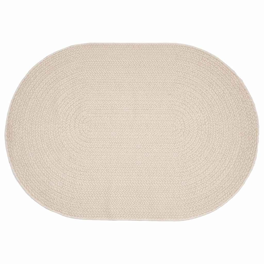 Vidaxl vloerkleed zizur crème 200 x 140 cm polypropyleen