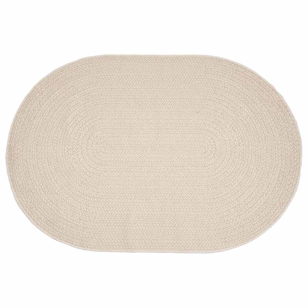 Vidaxl vloerkleed zizur crème 230 x 160 cm polypropyleen