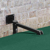 Vidaxl tuinparasol groen 248,5 x 247,5 x 160 cm polyester en staal
