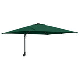 Vidaxl tuinparasol groen 248,5 x 247,5 x 160 cm polyester en staal